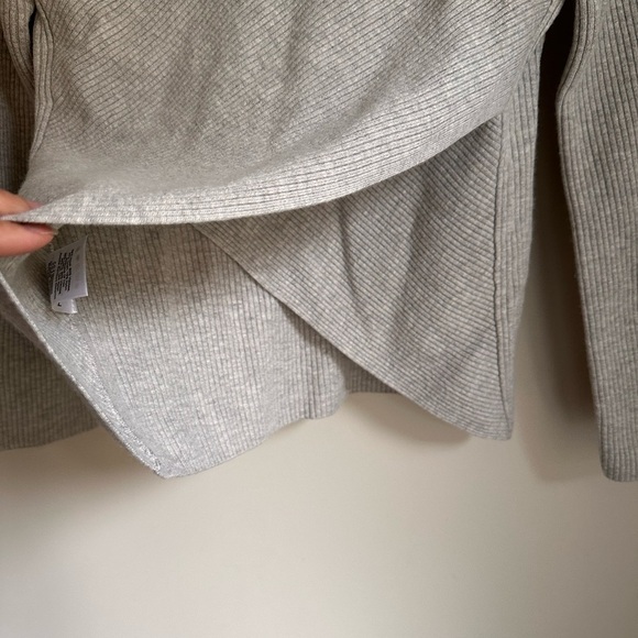 Aritzia Babaton Ribbed Wrap-Back Sweater – Minimalist Neutral Knit - Picture 5 of 5